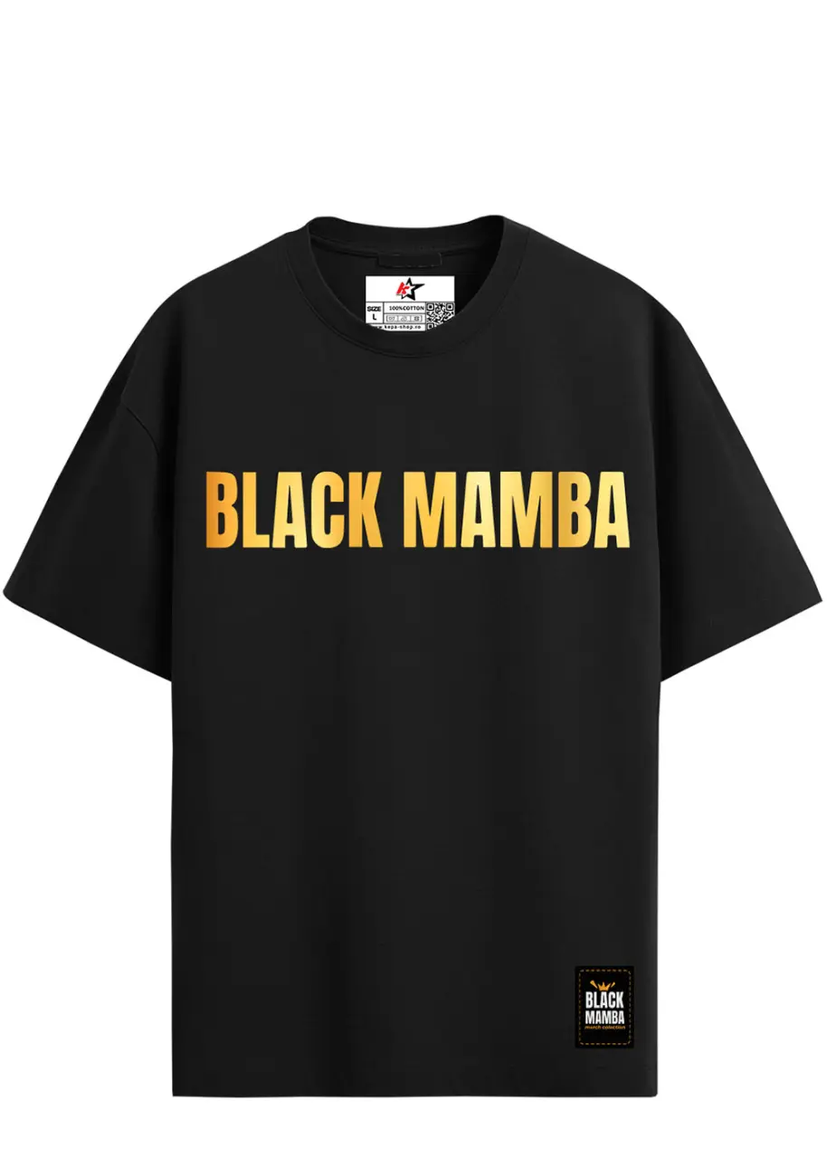 BLACK MAMBA AURIU - TRICOU PREMIUM OVERSIZED