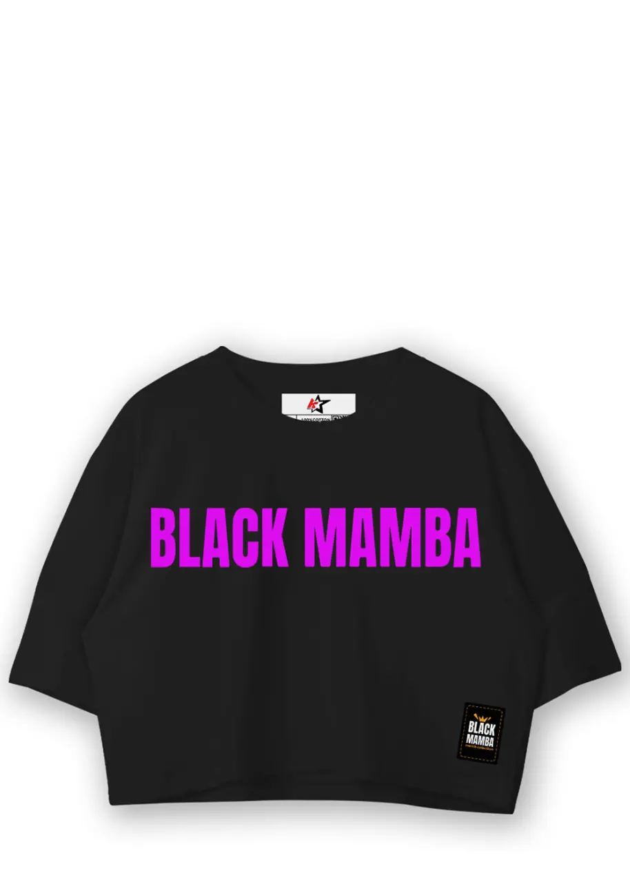 BLACK MAMBA MOV - CROP TOP
