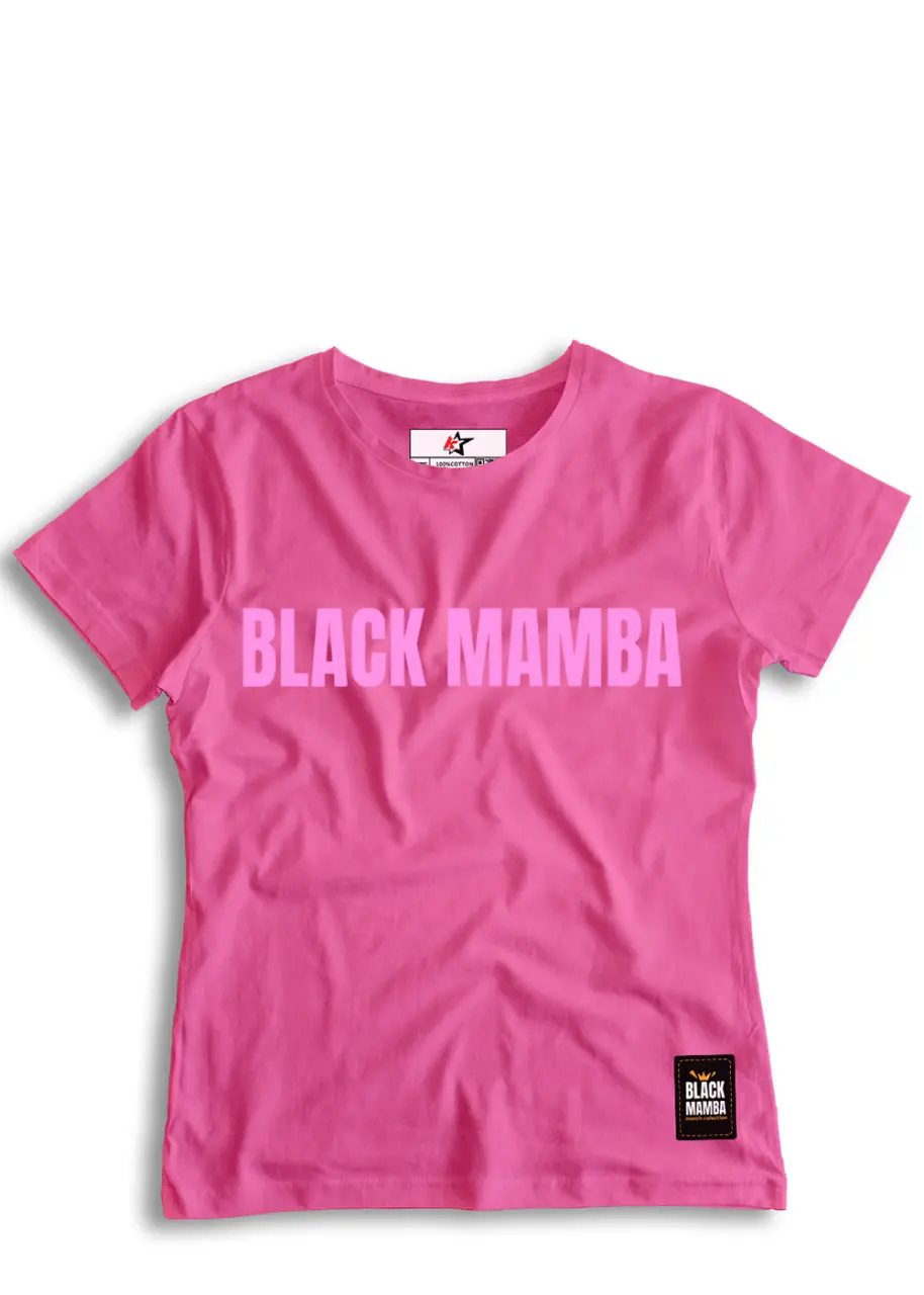 Tricou dama roz_Black mamba scris_ROZ.jpg