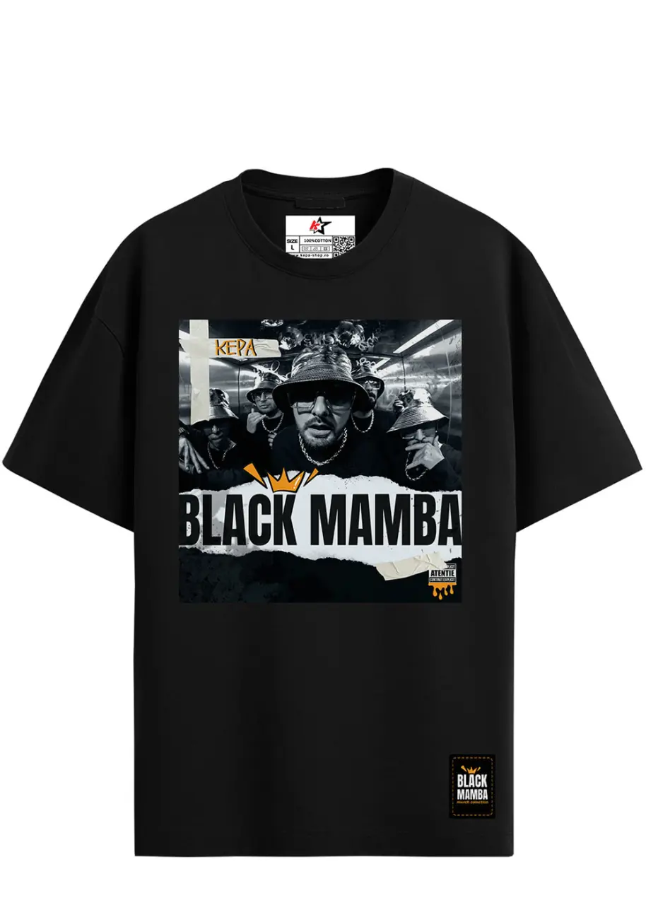 BLACK MAMBA COVER - TRICOU PREMIUM OVERSIZED
