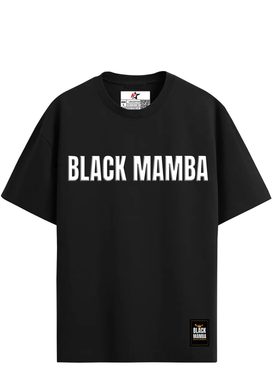 BLACK MAMBA BRICK - TRICOU PREMIUM OVERSIZED